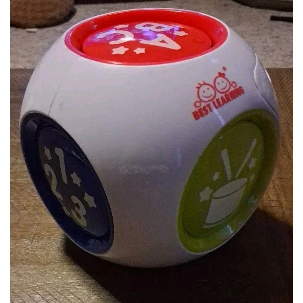 Best Learning Learning Cube Musical Activity Toy Music Lights Colors Numbers ABC